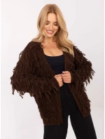 Sweter MI SW model 21309866 brązowy - FPrice Sweter MI SW model 21309866 brązowy - FPrice