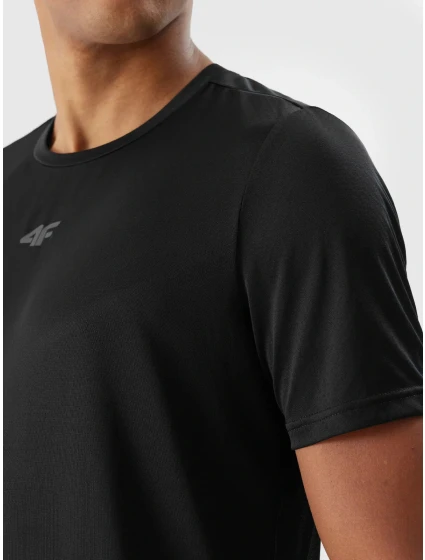 Pánské sportovní triko 4F - černé Pánské sportovní triko 4F - černé