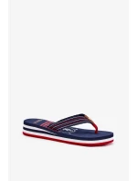 Dámské žabky na klínku Big Star – tmavě modré Dámské žabky na klínku Big Star – tmavě modré