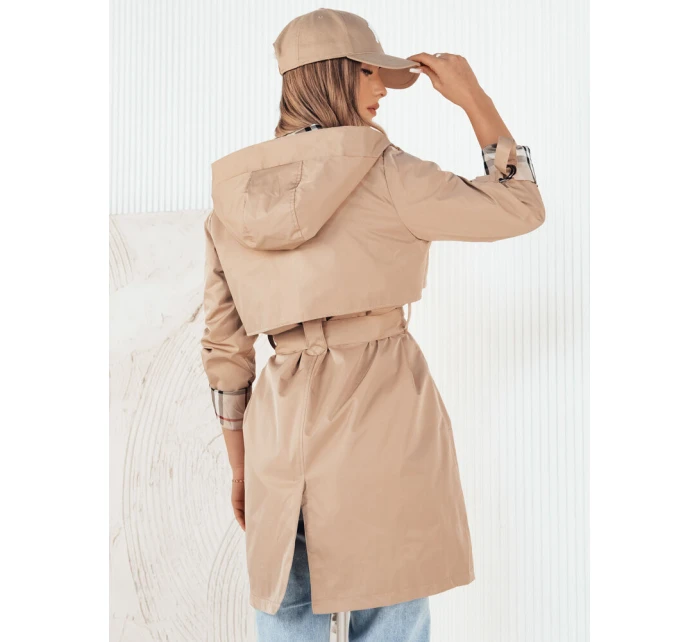 Dámská přechodná bunda parka béžová Dstreet model 21974270 - FashionStreet