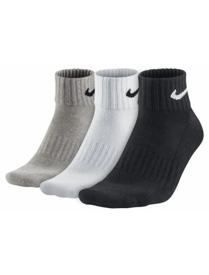 Nike 3 balení bavlněných čtvrtečních ponožek SX4926-901 Nike 3 balení bavlněných čtvrtečních ponožek SX4926-901