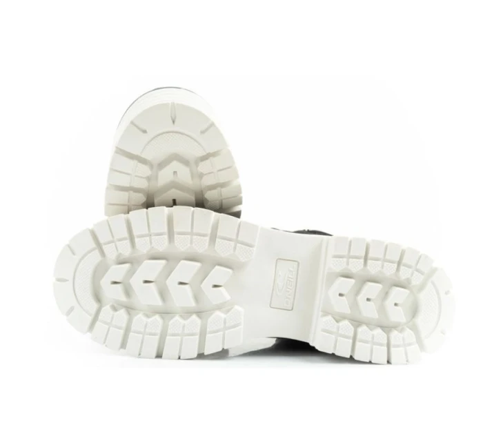 Boty O'neill zimní trappery dámské kotníkové boty zateplené módní černé bílé dámské