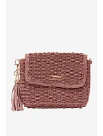 Malá kabelka typu model 22221069 taška z pleteniny Růžová Tamara - Flora&Co