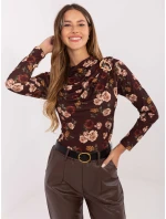 Bluzka IT BZ  ciemny brązowy model 21441238 - FPrice