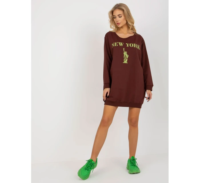 Mikina VI BL model 17865896 tmavě hnědá - FPrice