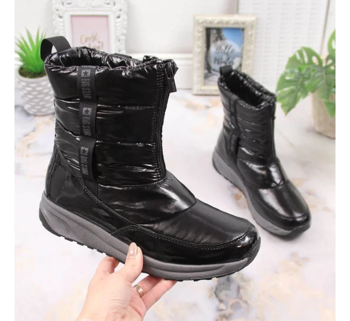 Dámské metalické sněžnice W INT1785B - Big Star