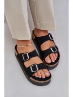 Dámské sandály na masivní platformě se černé model 21685371 - Boto Dámské sandály na masivní platformě se černé model 21685371 - Boto