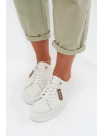 Dámské tenisky z přírodní kůže model 22027794 bílé - D&A