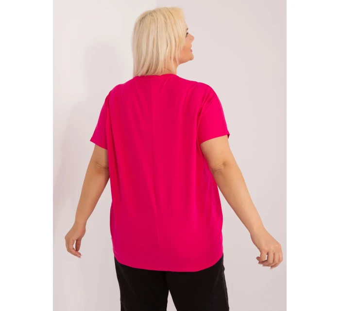 Bluzka RV BZ model 19572739 fuksjowy - FPrice Bluzka RV BZ model 19572739 fuksjowy - FPrice