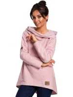 B131 Svetr s vysokým límcem - indigo