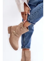 Dámské boty ML275 béžové - Diamantique