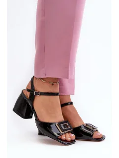 Sandály na podpatku model 196646 Step in style