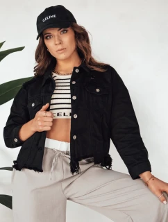 Dámská oversize džínová bunda černá Dstreet model 21972725 - FashionStreet