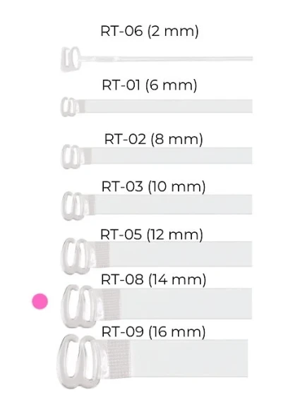 Silikonová ramínka Julimex RT 08 14mm