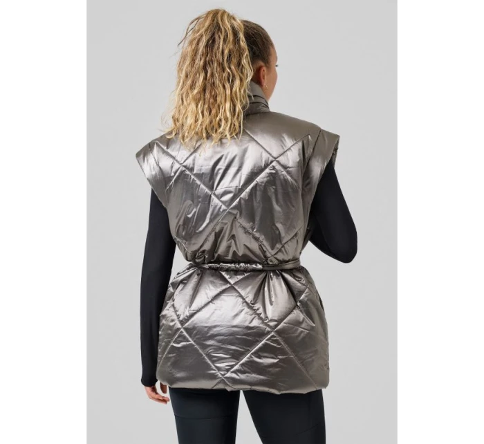 CASALL Mellow Wrap Quilt Vest šedá