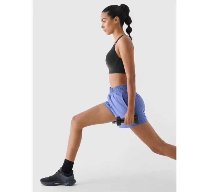 Dámské rychleschnoucí tréninkové šortky model 21719614 dámské - 4F Dámské rychleschnoucí tréninkové šortky model 21719614 dámské - 4F