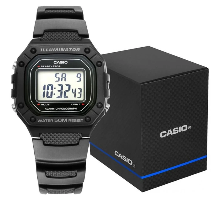 Pánské hodinky CASIO W-218H-1AVEF + BOX Pánské hodinky CASIO W-218H-1AVEF + BOX