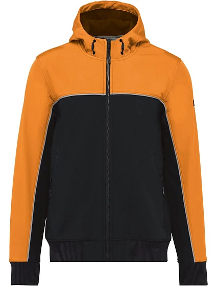 WK WK 450 Pracovní 3-vrstvá softshellová bunda 20.W450 black/orange WK WK 450 Pracovní 3-vrstvá softshellová bunda 20.W450 black/orange