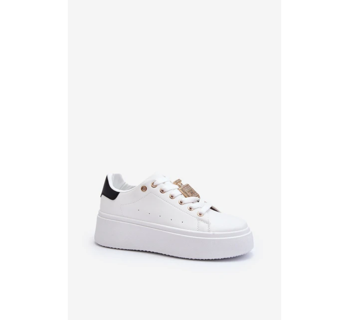 Dámské tenisky s ozdobou Bílé Celedria