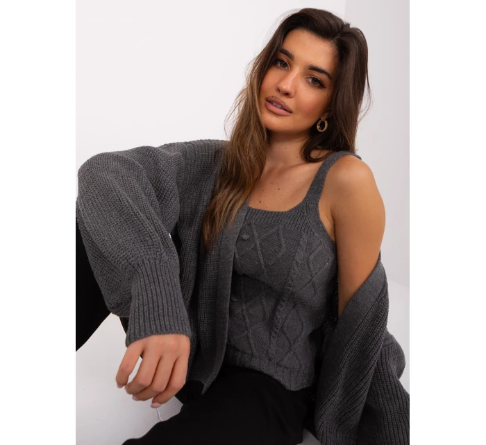 Sada BA KMPL 8019.20 tmavě šedá