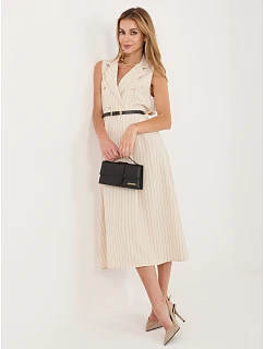 Sukienka MI SK model 22102521 beżowy - FPrice