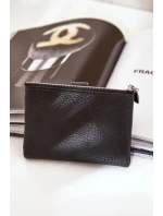 Eko Kožená Dámská Peněženka Černá Bronica