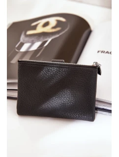 Eko Kožená Dámská Peněženka Černá Bronica