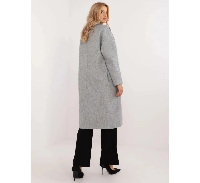 Dámský kabát TW EN BI 7298 2.14 Šedá - Och Bella