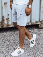 FashionStreet pánské světle šedé šortky SX2186 FashionStreet pánské světle šedé šortky SX2186