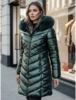 Dámská prošívaná zimní bunda BELLATRIX zelená FashionStreet TY4591z