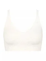 Dámská podprsenka ZERO Feel Bliss Bralette - WHITE - bílá 00GZ - SLOGGI