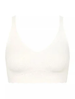 Dámská podprsenka ZERO Feel Bliss Bralette - WHITE - bílá 00GZ - SLOGGI
