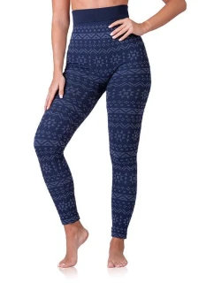 Dámské zimní legíny RELAX & GO CUDDLE LEGGINGS - BELLINDA - tmavě modrá