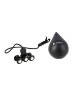 Hula hop plus size HMS HHW12 s výstupky a závažími černá