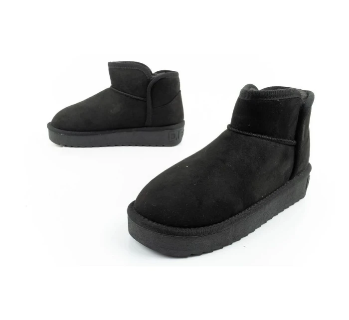 D.Franklin sněhule dámské zimní módní kožešina zateplené kotníkové boty dámské