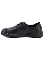 Pohodlné černé dámské kožené polobotky Vinceza model 22343181 Pohodlné černé dámské kožené polobotky Vinceza model 22343181