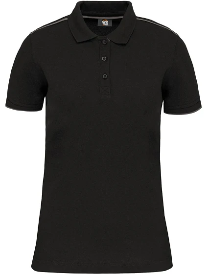 WK WK 271 Dámské pracovní piqué polo "Day-to-Day" 20.W271 black/silver WK WK 271 Dámské pracovní piqué polo "Day-to-Day" 20.W271 black/silver