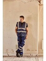 Yoko HVW 120 Hi-Vis síťovaná bezpečnostní vesta 79.W120 grey Yoko HVW 120 Hi-Vis síťovaná bezpečnostní vesta 79.W120 grey