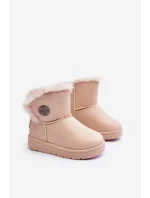 Dětské zimní boty s kožešinou Bežové Big Star model 21637213 - Big Star Shoes