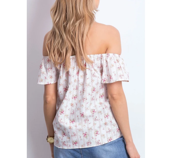 Bluzka 270 BZ model 20972791 biało różowy - FPrice