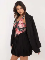 Šaty DHJ SK  černá a růžová model 20556882 - FPrice