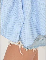 IT BZ halenka FL10332.80 světle modrá IT BZ halenka FL10332.80 světle modrá