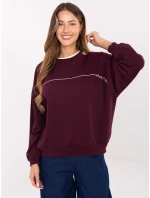 Bluza RV BL model 21480360 bordowy - FPrice Bluza RV BL model 21480360 bordowy - FPrice