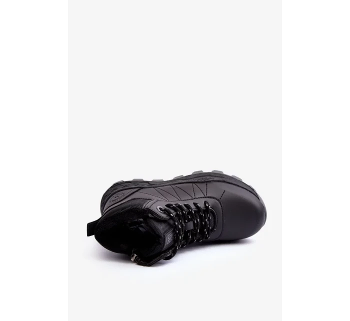 Dětské zateplené trekové boty Trapper Black Big Star