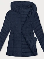 Dámská přechodná prošívaná bunda tmavě modrá (16M9109-215)