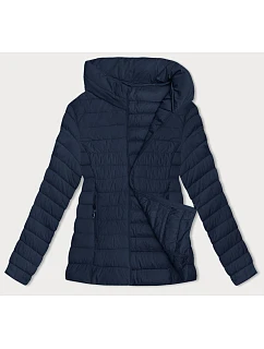 PRZEJŚCIOWA PIKOWANA KURTKA DAMSKA GRANATOWA model 18822979 - J.STYLE