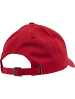 6 panelová bavlněná keprová kšiltovka red model 22482527 - Flexfit
