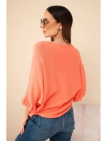 Dámský svetr typu s kulatým výstřihem model 21949276 - K-Fashion