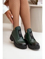 Zazoo Dámské kožené boty s ozdobou model 21669311 - Boto Zazoo Dámské kožené boty s ozdobou model 21669311 - Boto