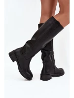 Dámské oficírky na nízkém podpatku Averna – černé Dámské oficírky na nízkém podpatku Averna – černé